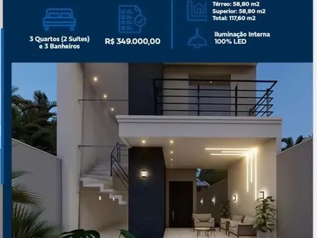 Imagem: Casas Duplex de Altissimo Padrão no Luzardo