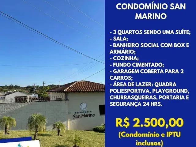 Imagem: Casa para Locação no san Marino (Parque