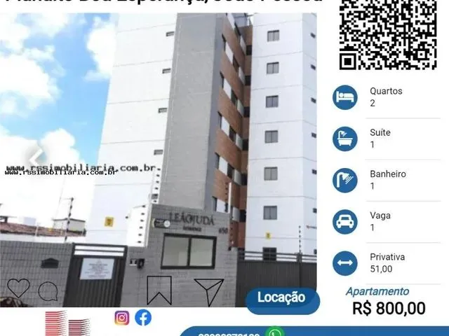 Imagem: Apartamento para Locação em João Pessoa