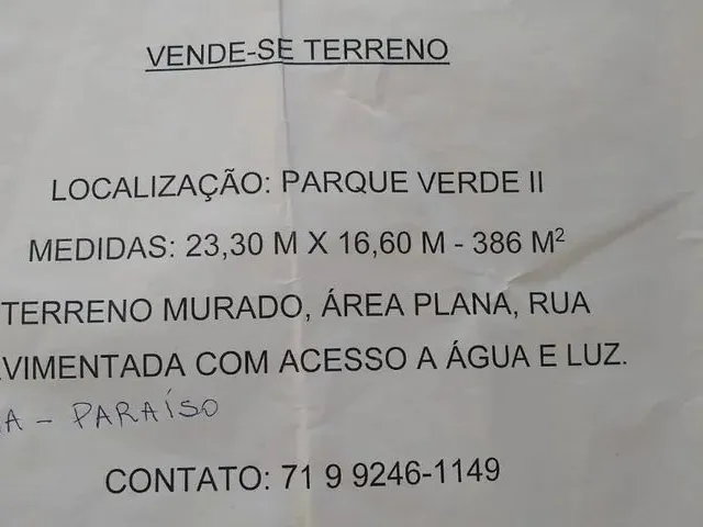 Imagem: O terreno possui 386m² de Área e está localizado em