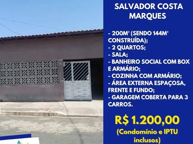 Imagem: Casa para Locação, Loteamento Salvador