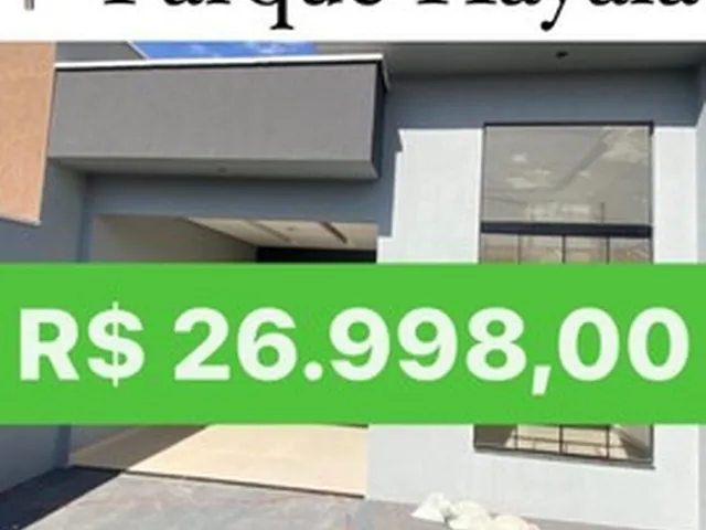 Imagem: Casa 3/Qts Parque Hayala R$26.998,00 de