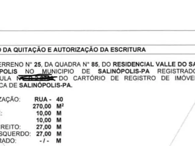 Imagem: Vnde-Se Dois Terrenos em Salinas, Um Ao