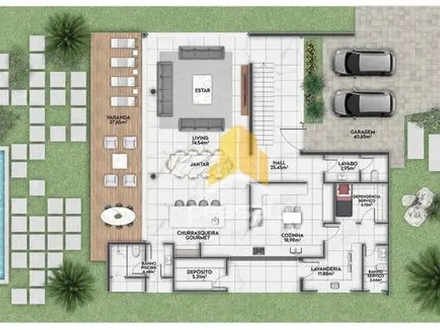 Imagem 6: Casa com 4 Dormitórios À Venda, 386 M² por R$ 3.410.000,00 - Prado Bairro - Cidade