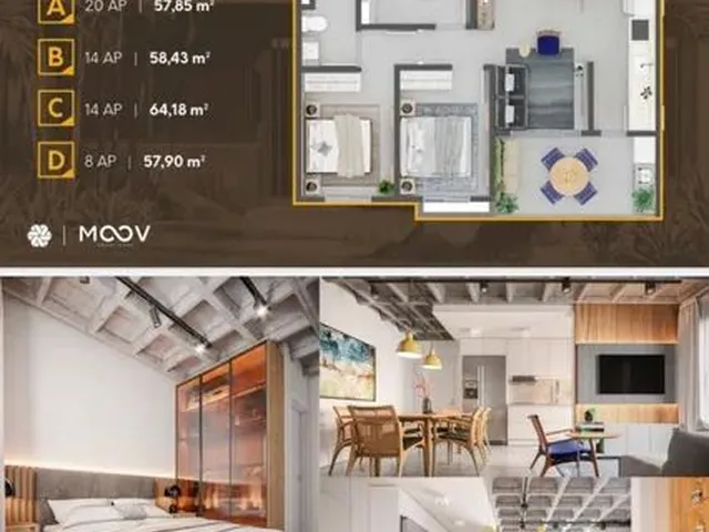 Imagem 5: Apartamento para Venda em Cuiabá, Despraiado, 2 Dormitórios, 1 Suíte, 1 Banheiro, 1