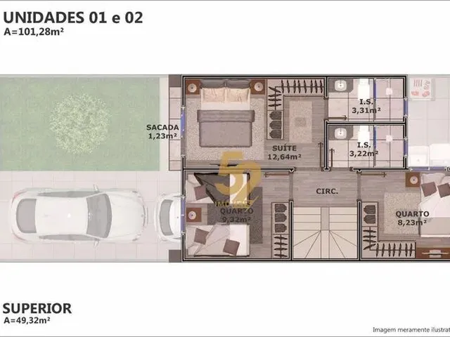 Imagem 6: Sobrado com 3 Dormitórios À Venda, 96 M² por R$ 560.000,00 - Barreirinha - Curitiba/Pr