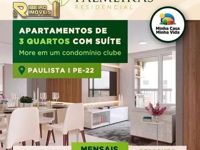 Imagem: O apartamento possui 2 Dormitórios, 1 Suíte, 2 Banheiros,