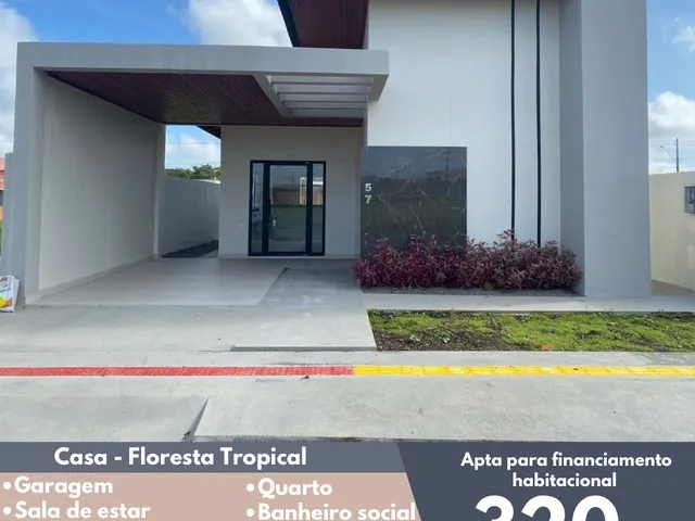 Imagem: A casa possui 2 Dormitórios, 2 Banheiros, 1 Vaga na