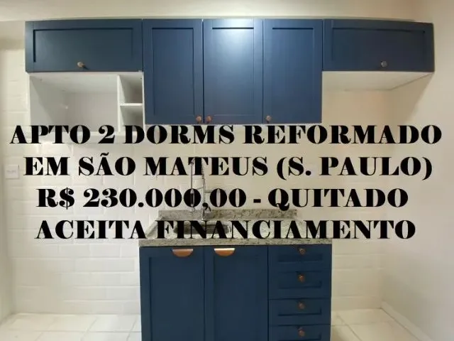 Imagem: O apartamento possui 2 Dormitórios, 1 Banheiro, 1 Vaga na