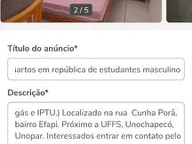 Imagem: República Masculina para Jovens Estudantes