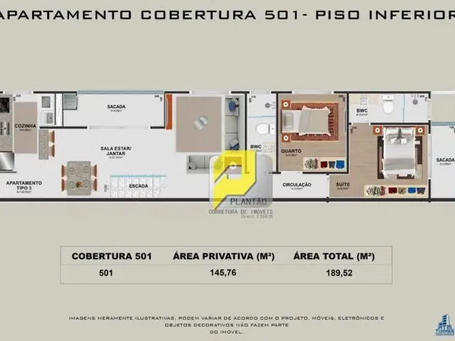 Imagem 5: Aquela Cobertura Duplex de Respeito Bem no Centro de Pinhais!