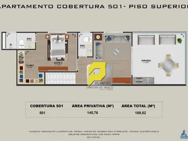 Imagem 14: Aquela Cobertura Duplex de Respeito Bem no Centro de Pinhais!