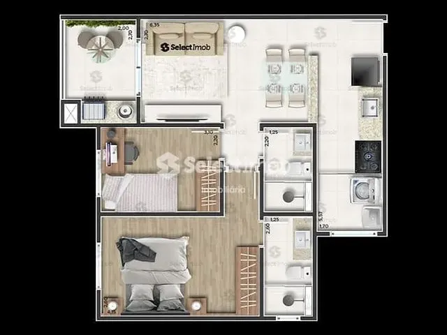 Imagem: Apartamento À Venda, Vila Bocaina, Mauá