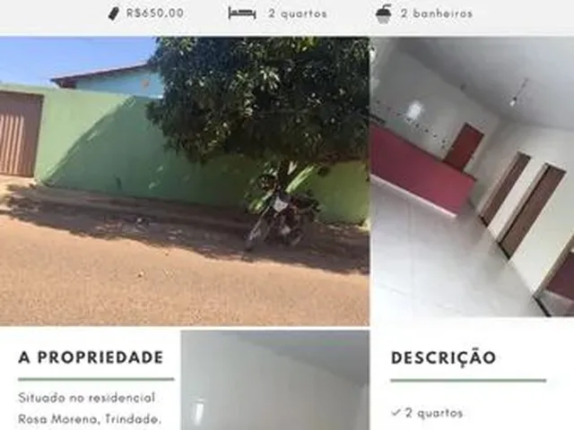 Imagem: Aluga-Se Casa em Trindade