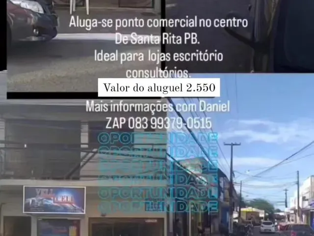 Imagem: Aluga- Se Ponto Comercial no Centro de santa