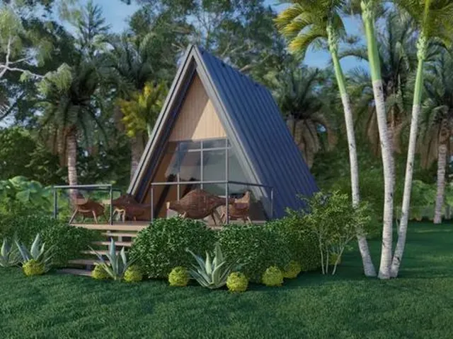 Imagem 2: Chalé A-Frame Casa com 1 dormitório