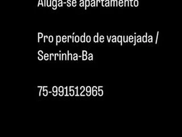 Imagem: Aluga-Se Apartamento pra Vaquejada de Serrinha