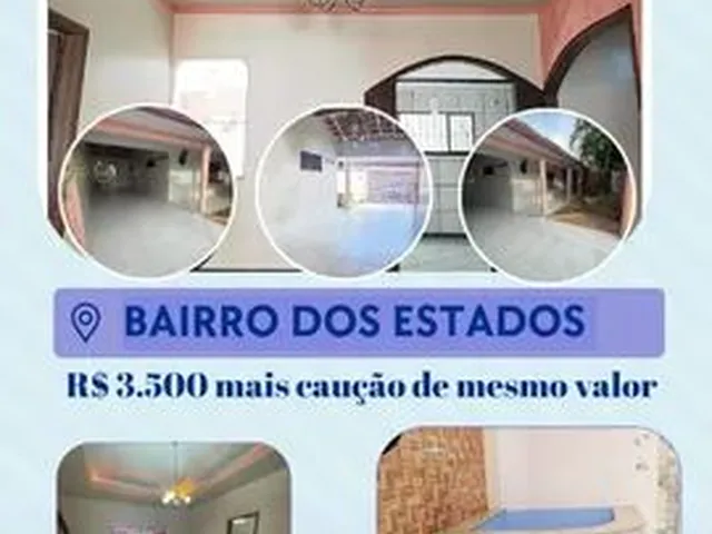 Imagem: Aluga-Se Casa no Bairro dos Estados