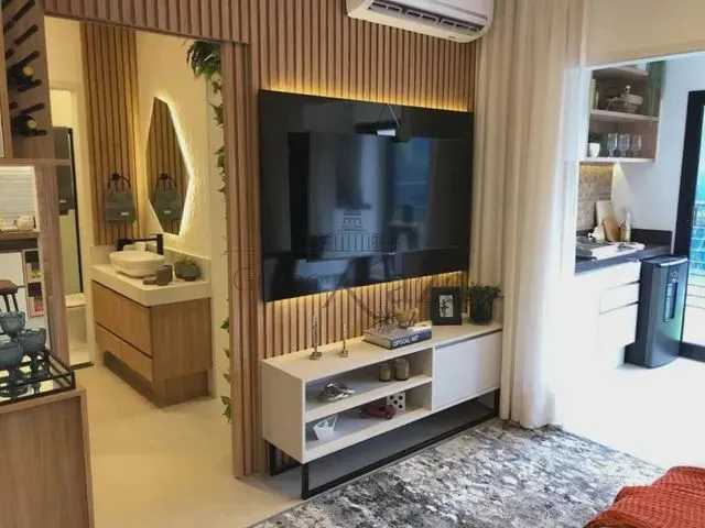 Imagem: O apartamento possui 2 Dormitórios, 2 Banheiros, 1 Vaga na