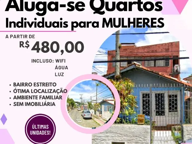 Imagem: Quartos para Mulheres - Estreito!
