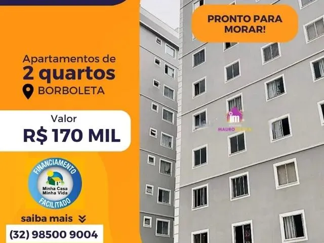 Imagem: Vendo Apartamento 2 Quartos no Borboleta