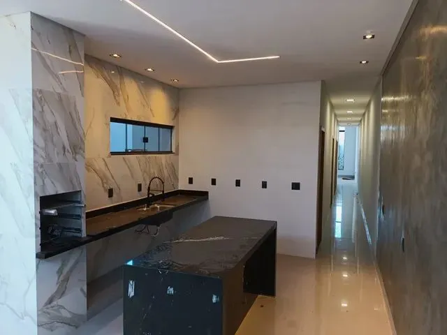 Imagem 5: Casa Nova 3 Quartos Sendo 1 Suíte Varanda Gourmet Porcelanato Iluminação Led Alto