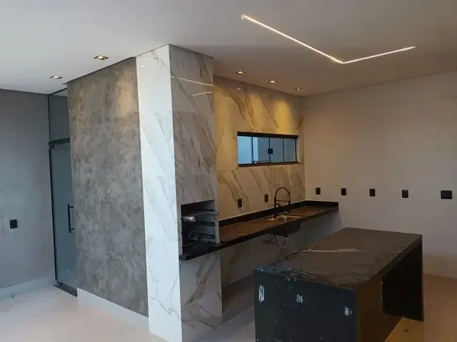 Imagem 8: Casa Nova 3 Quartos Sendo 1 Suíte Varanda Gourmet Porcelanato Iluminação Led Alto