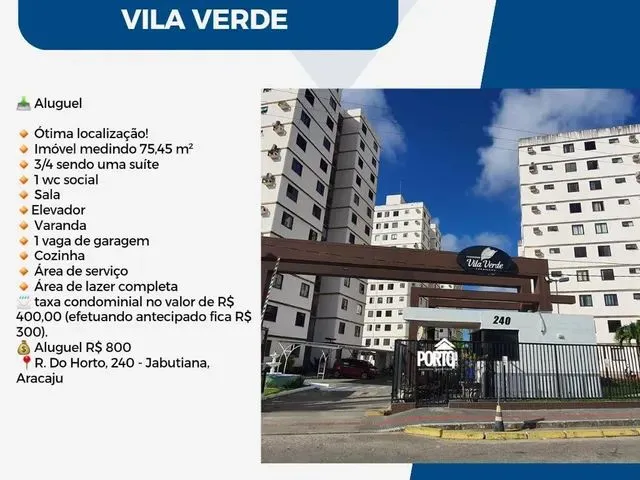 Imagem: Apartamento para Aluguel Possui 74 Metros