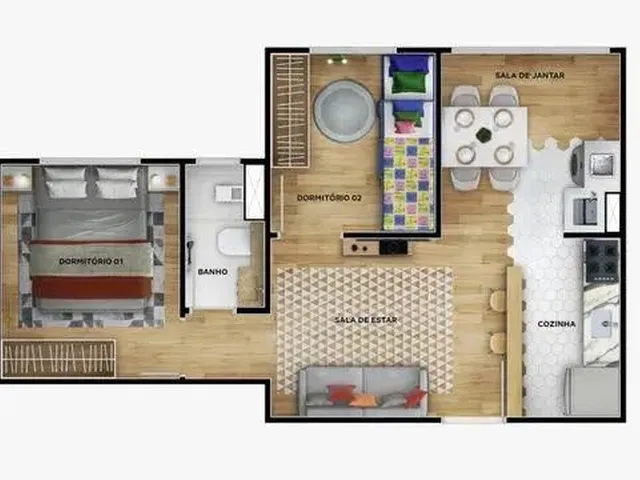 Imagem 2: Apartamentos na Parangaba, Proximo Ao Terminal Lagoa, Lançamento!