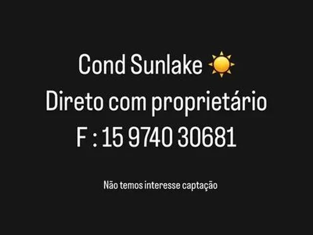 Imagem: Cond Sunlake / Porteira Fechada