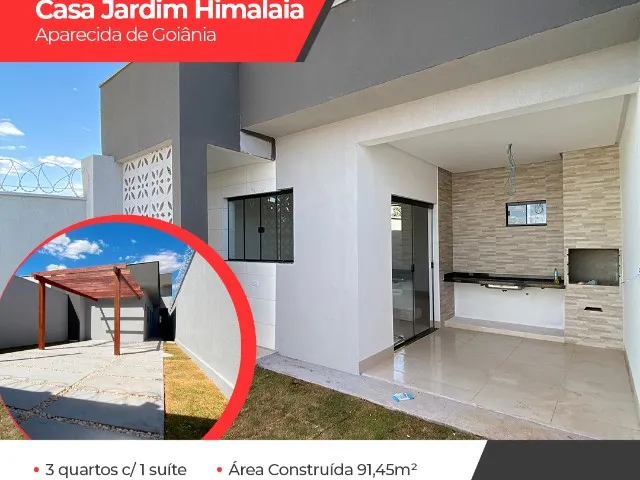 Imagem 1: Casa com 3 Quartos - Jardim Himalaia