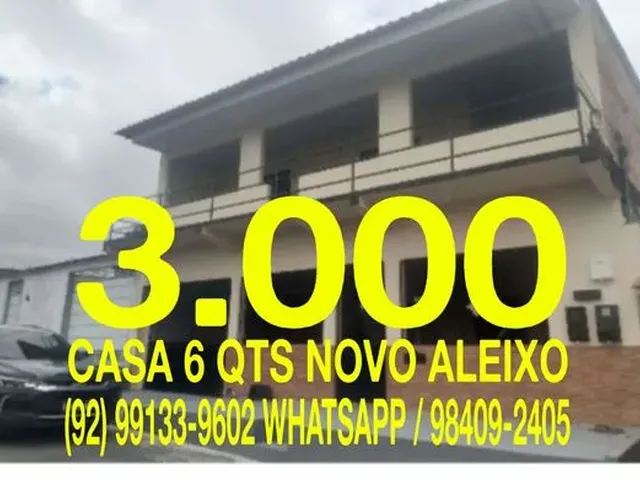 Imagem: Casa 6 Quartos em Novo Aleixo - 3.000 Manaus