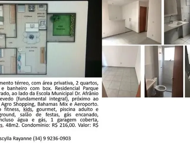 Imagem: Vendo Apartamento Térreo com Área Privativa