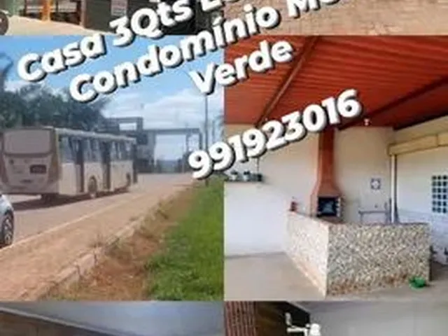Imagem: Casa 3Qts Condomínio Monte Verde Lote 500Mts