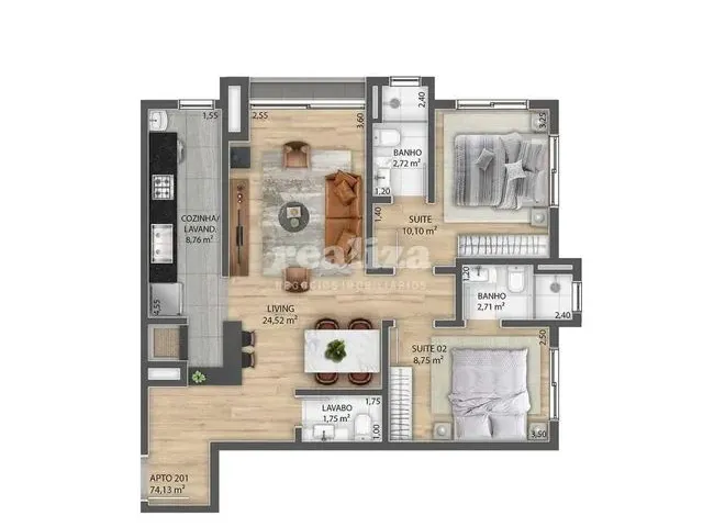Imagem 8: Apartamento com 2 Dormitórios em Gramado
