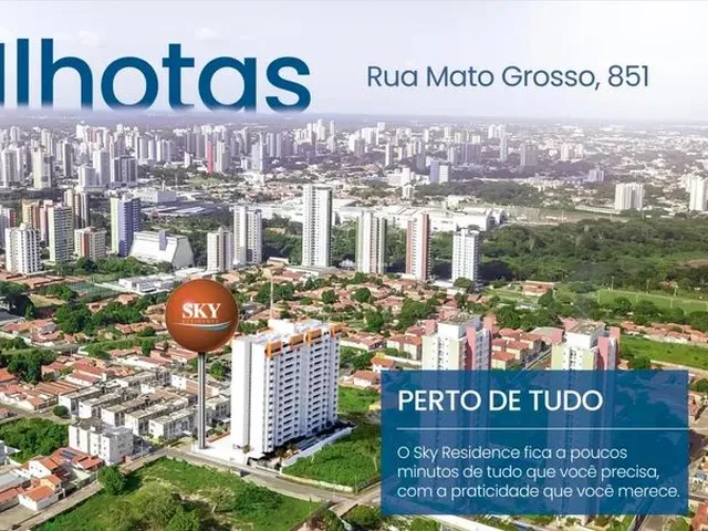 Imagem 1: Apartamento À Venda, 3 Quartos, 1 Suíte, 2 Vagas, Ilhotas - Teresina/Pi