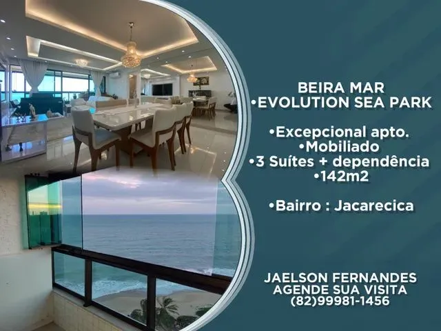 Imagem: Beira Mar, Excepcional Apto Mobiliado 142M2