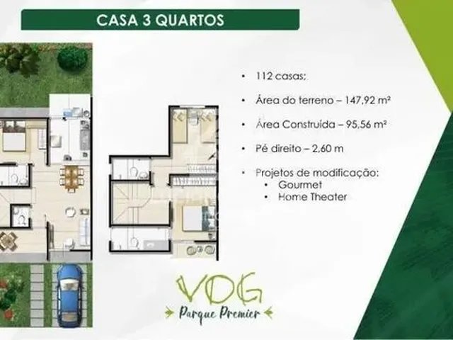 Imagem 8: Lançamento Casa Duplex 3 Quartos (Sendo 3 Suítes) Vog Parque Premier