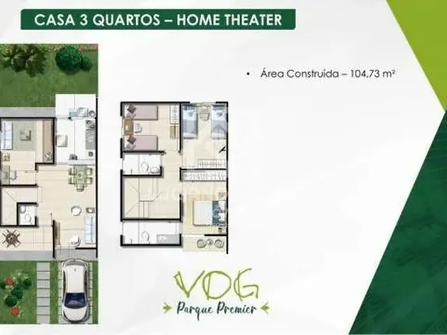 Imagem 13: Lançamento Casa Duplex 3 Quartos (Sendo 3 Suítes) Vog Parque Premier