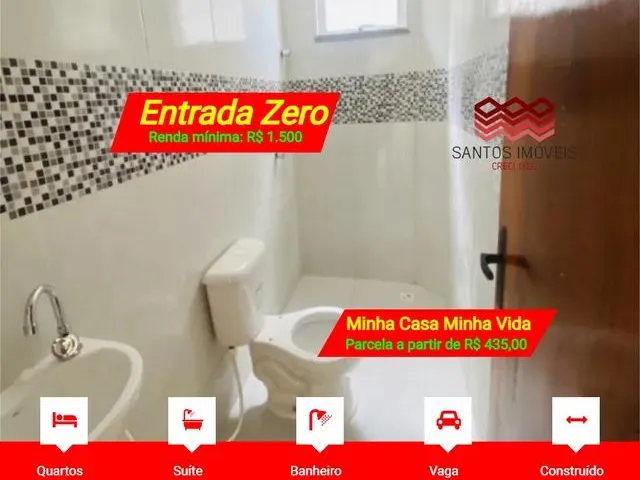Imagem 4: Si: Apartamento para Venda, Entrada Zero, Programa Minha Casa Minha Vida, Renda R$ 1.500