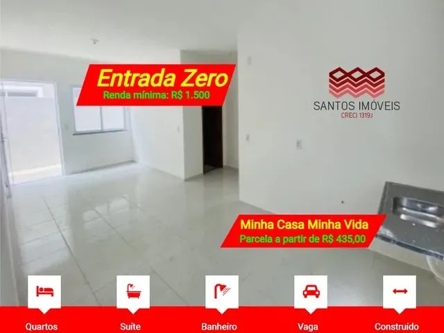 Imagem 8: Si: Apartamento para Venda, Entrada Zero, Programa Minha Casa Minha Vida, Renda R$ 1.500