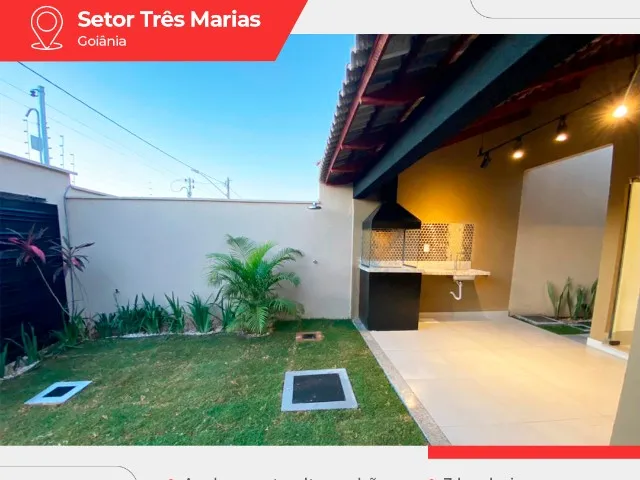 Imagem: Casa 3 Quartos - Setor Três Marias, Goiânia