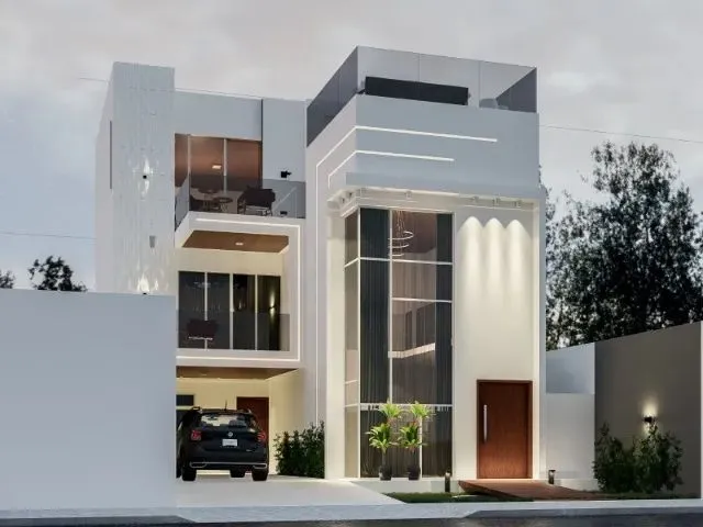 Imagem: A casa possui 5 Dormitórios, 5 Banheiros, 2 Vagas na