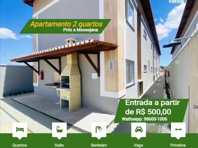 Imagem 2: Ge-Apartamento para Venda com Entrada a Partir de 500 Reais , Não Perca Essa