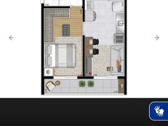 Imagem: Apartamento 1 Dormitório