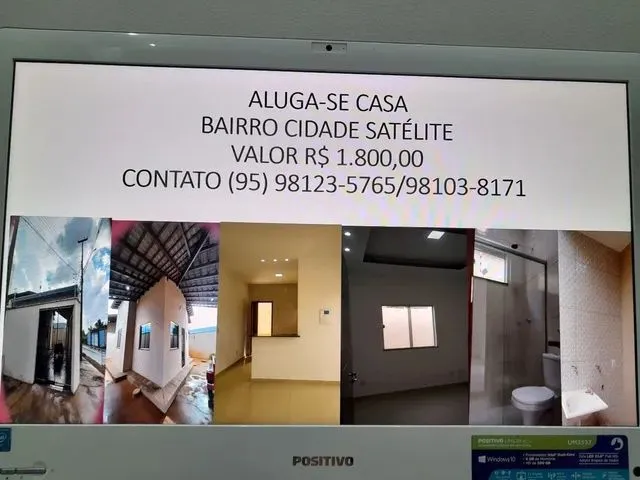 Imagem: Aluga Se Casa Bairro Cidade Satélite
