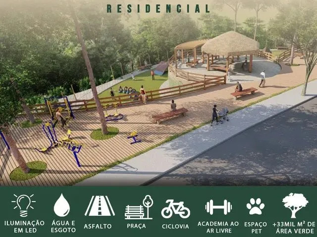 Imagem: Lotes Residenciais no Bairro Planejado Vila