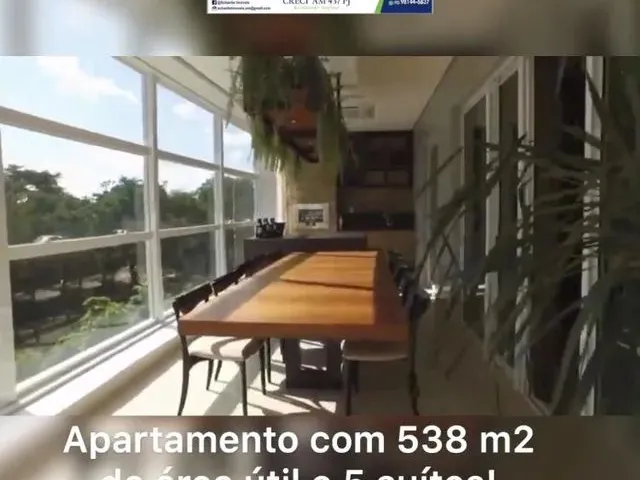 Imagem 9: Apartamento para Venda Possui 538 Metros Quadrados com 5 Quartos em Adrianópolis - Manaus