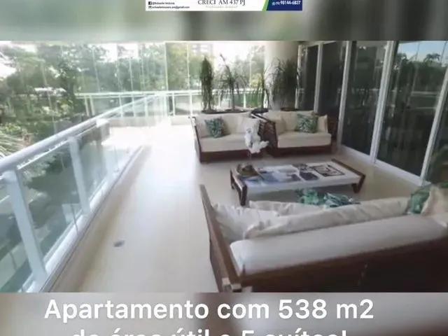 Imagem 13: Apartamento para Venda Possui 538 Metros Quadrados com 5 Quartos em Adrianópolis - Manaus