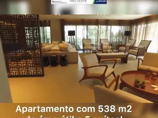 Imagem 15: Apartamento para Venda Possui 538 Metros Quadrados com 5 Quartos em Adrianópolis - Manaus